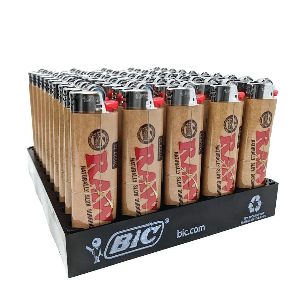 Bic Raw J25 J26 Lighters Mini J5 J6 Tray Of 50 Count Tray Lot Classic ...