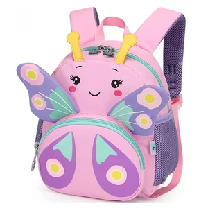Custom logo 3D Cartoon Cute Kids Toddler Girls Small Bookbags School Backpack Bag