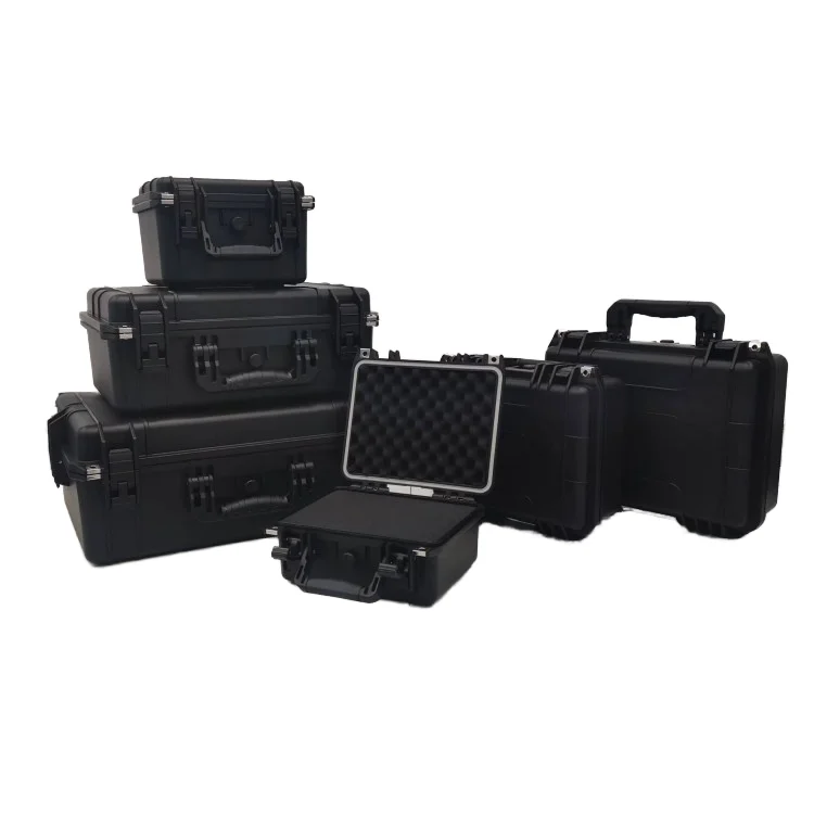 Mallette à outils en plastique étanche IP67 personnalisable, OEM/ODM, mallette rigide avec mousse pour équipements