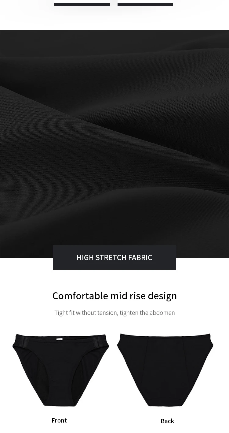 Easymom 4 Layers Detachable Reusable High Cut Anti Leak Plus Size