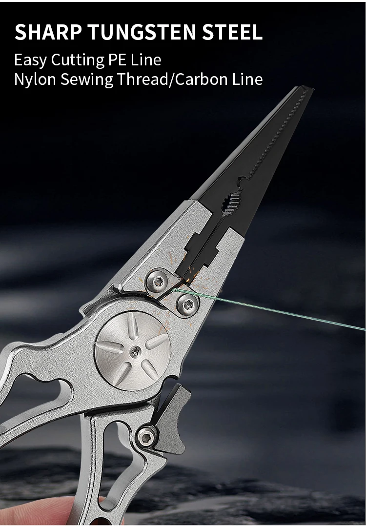 Mini Aluminum Fishing Pliers CrazyShark – With Magnetic Net Release & Line Cutter Fishing Pliers Hook Remover Mini Aluminum Fishing Pliers CrazyShark – With Magnetic Net Release & Line Cutter Fishing Pliers Hook Remover