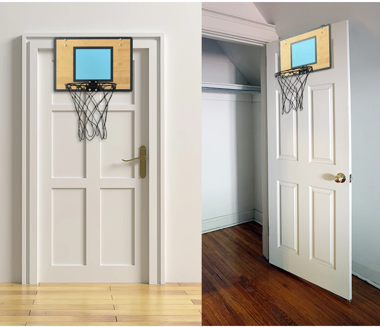 Mini Canasta De Baloncesto De Pared – Tablero Interior Con Aro, Pelota Y Bomba, Para Niños, Niñas Y Adolescentes, Fácil De Montar En Cualquier Habitación