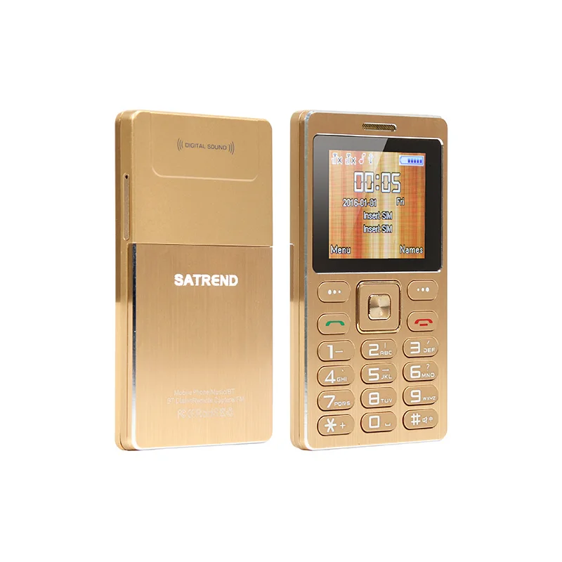 SATREND A10 Dual SIM 1.77 Inch Small Card Size Mobile Phone