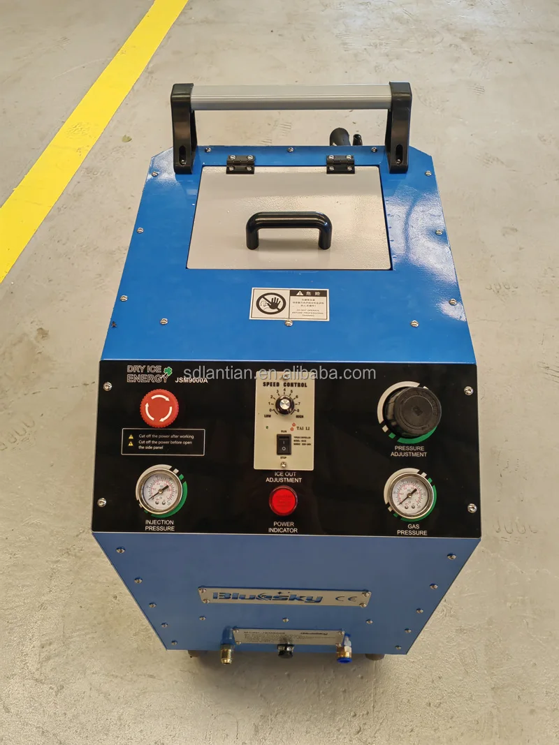 Portable Descaling Industrial Blasting Rust Remover Dry Ice Blaster For ...