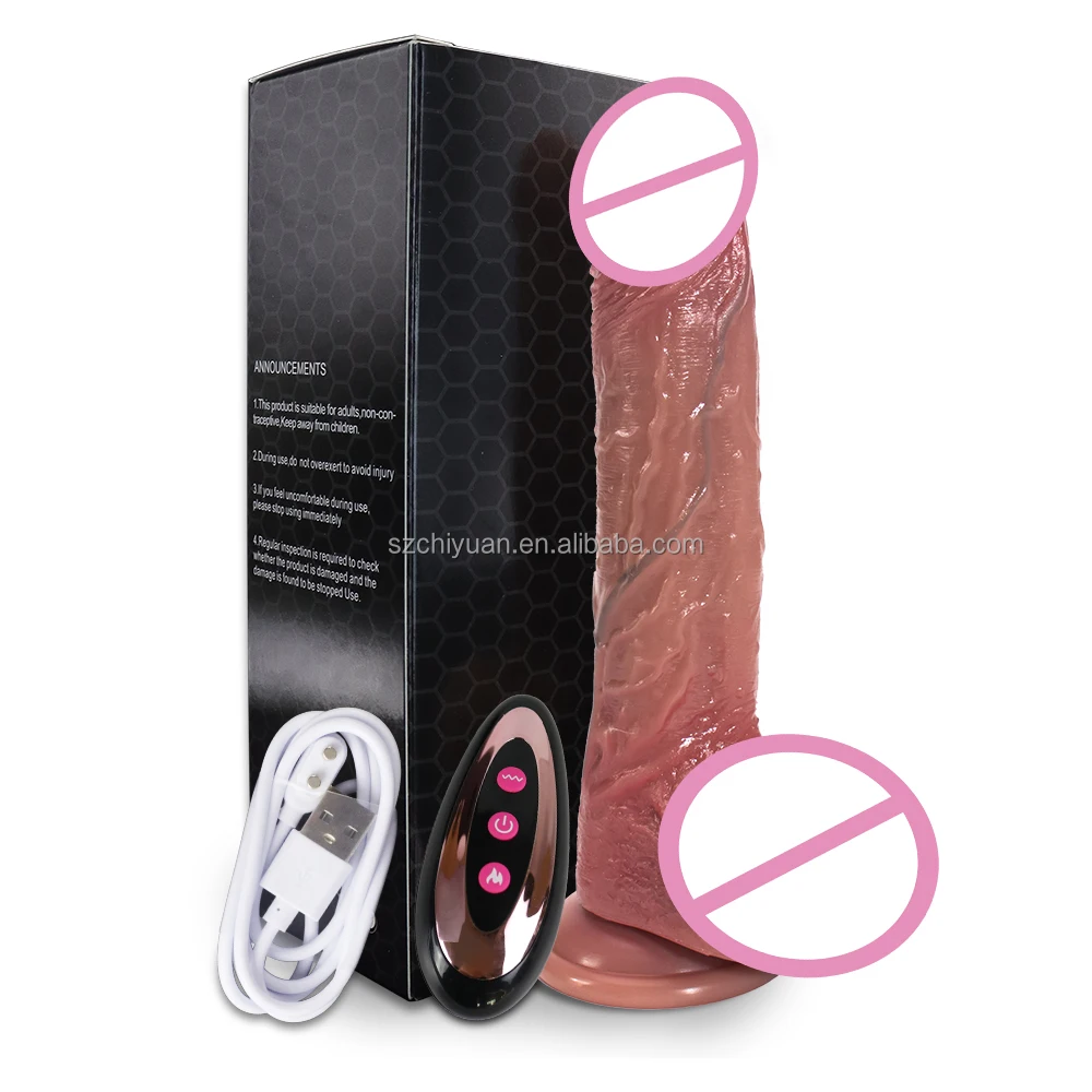 Wireless Remote Control Dildos Penis Suction Cup Penis Phallus Realistic  Dildo Vibrator Sex Toys Artificial Rubber for Women