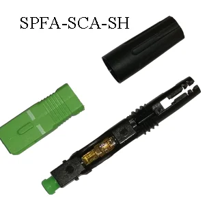 FTTH Fiber Optic Connector SC APC for Drop Cable Waterproof Simplex SC Fast Connector