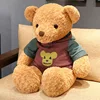 Orsetto di peluche con cappuccio viola da 80 cm, Dimensioni come sopra