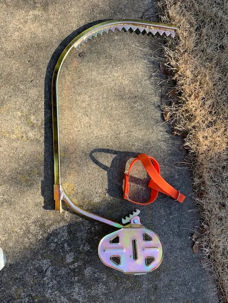 Электрические шпильки для скалолазания по деревьям со стальной пилой регулируемые деревянные