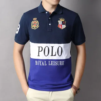 2022 Cotton pique polo shirt plus size t-shirts polo embroidery polo shirt
