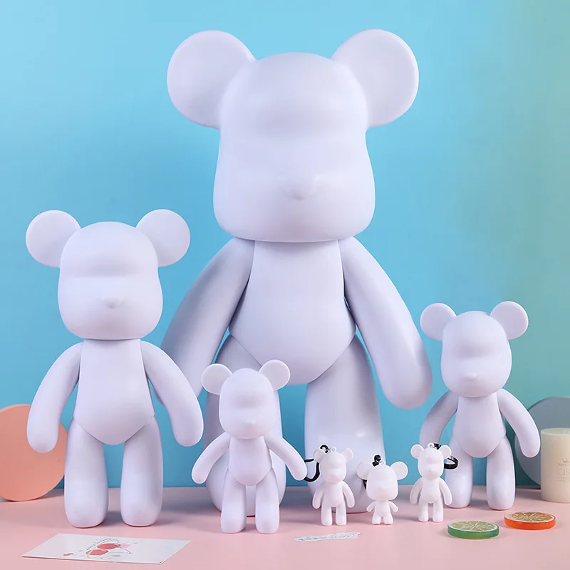 Kit De 5 Osos Personalizables Para Pintar Con Pintura Líquida Pouring – Llaveros Y Manualidad Creativa Para Niños Y Adultos