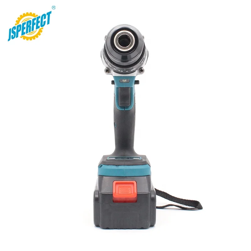 JSPERFECT Brushless Motor Rechargeable Battery 21V Impact Heavy Duty Cordless Drill