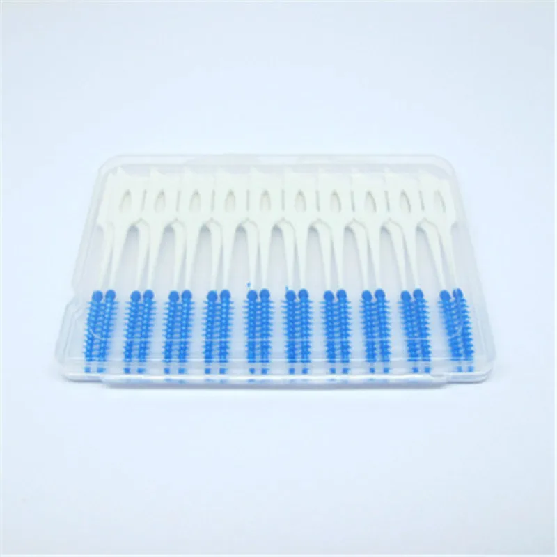 Щетка для межзубных принадлежностей Push-Pull 0 7 мм десен межзубные щетки Ортодонтическая проволочная щетка зубная ухода за полостью рта