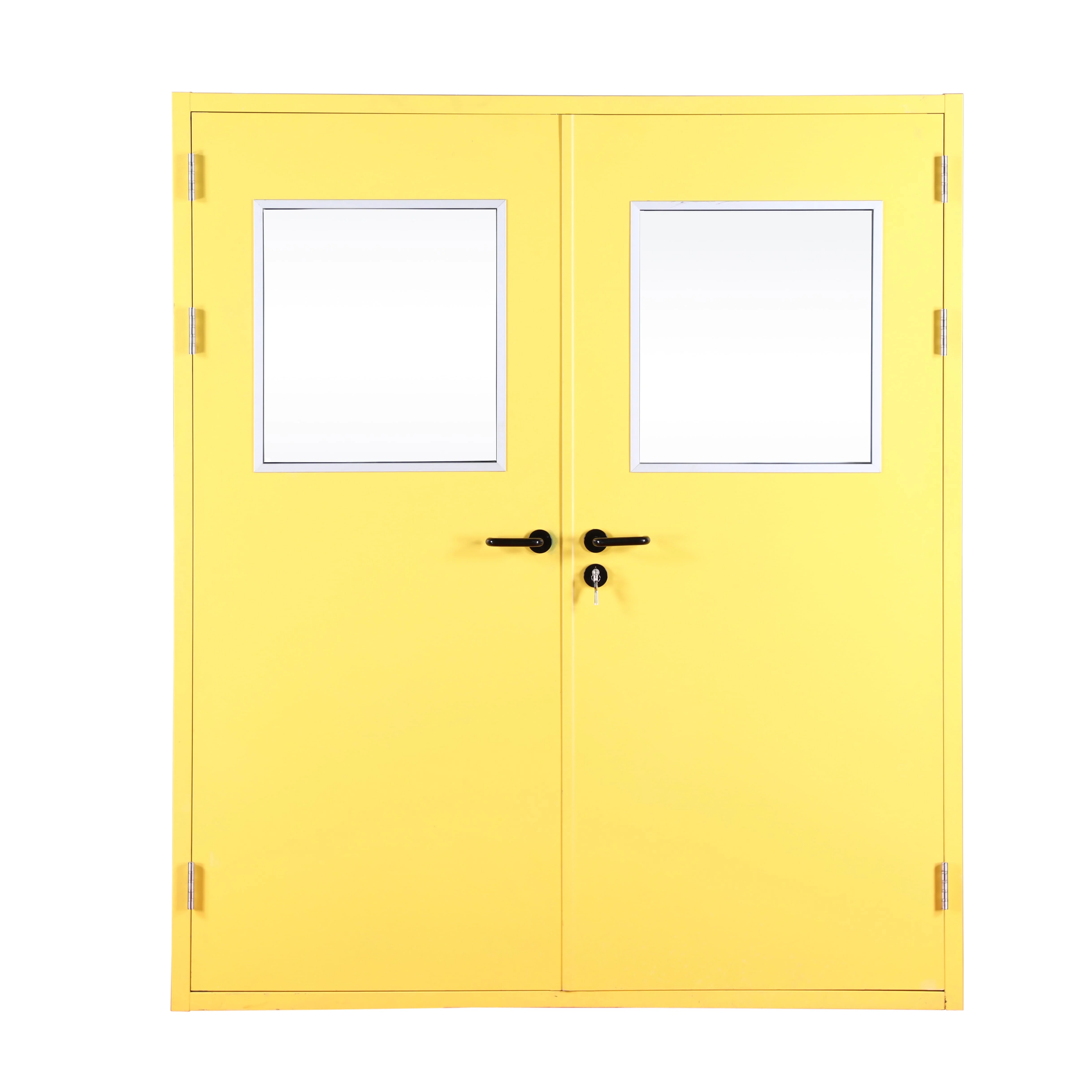 Fire Rated Door With Panic Bar Steel Fireproof Door For Food Warehouse