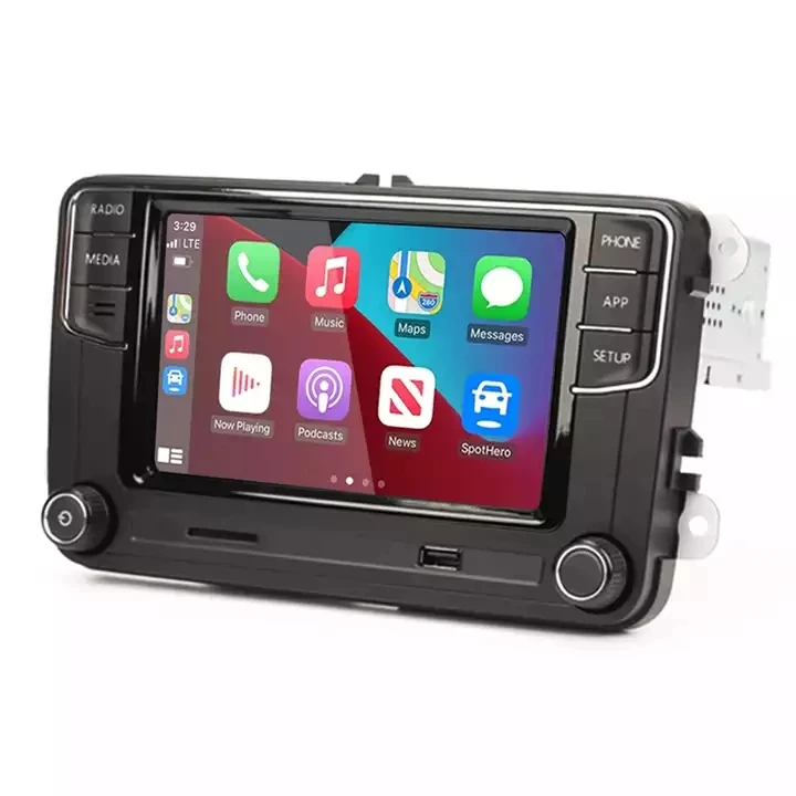 Topsource Factory Rcd Carplay Car Radio Car Gps Stereo Audio Forvw Golf Mk Mk Polo For