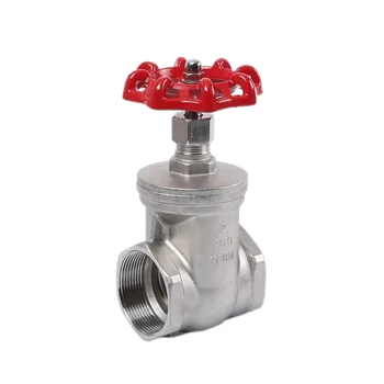 304 316 Stainless Steel Gate Valve Domestic Water Meter On/off Shut-off ...