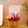 Checked cloth chair cover Elk