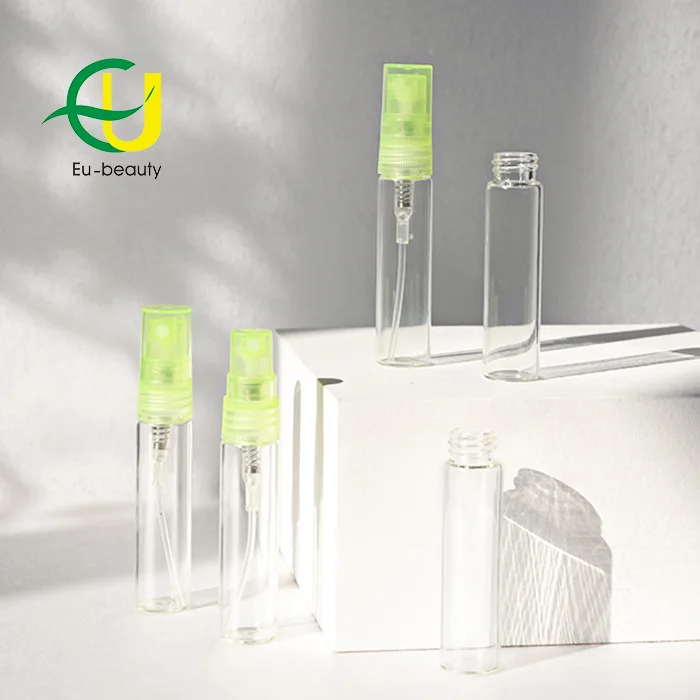 Design 5ml clear Perfume Bottles Sample Glass Spray Bottle Perfume Tester