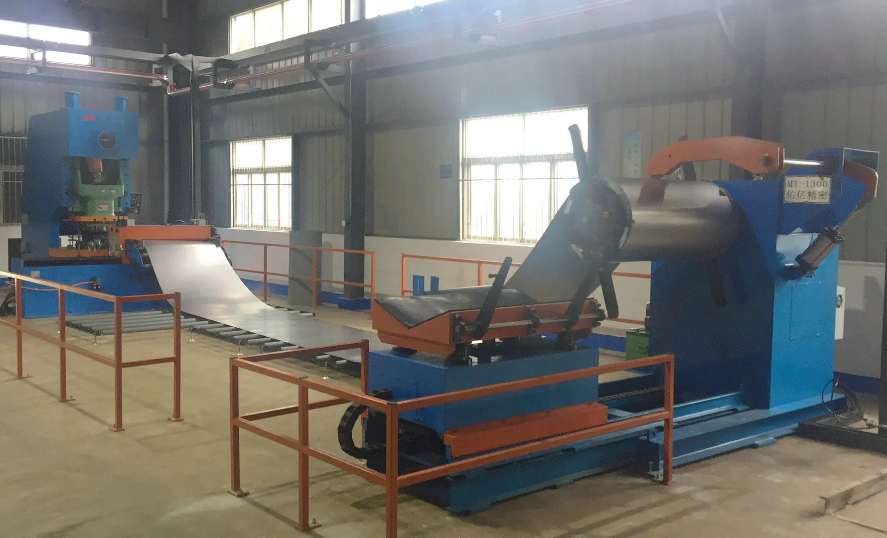 Sheet Metal Uncoiler Decoiler Recoiler Machine with Motor Gear Bearing ...