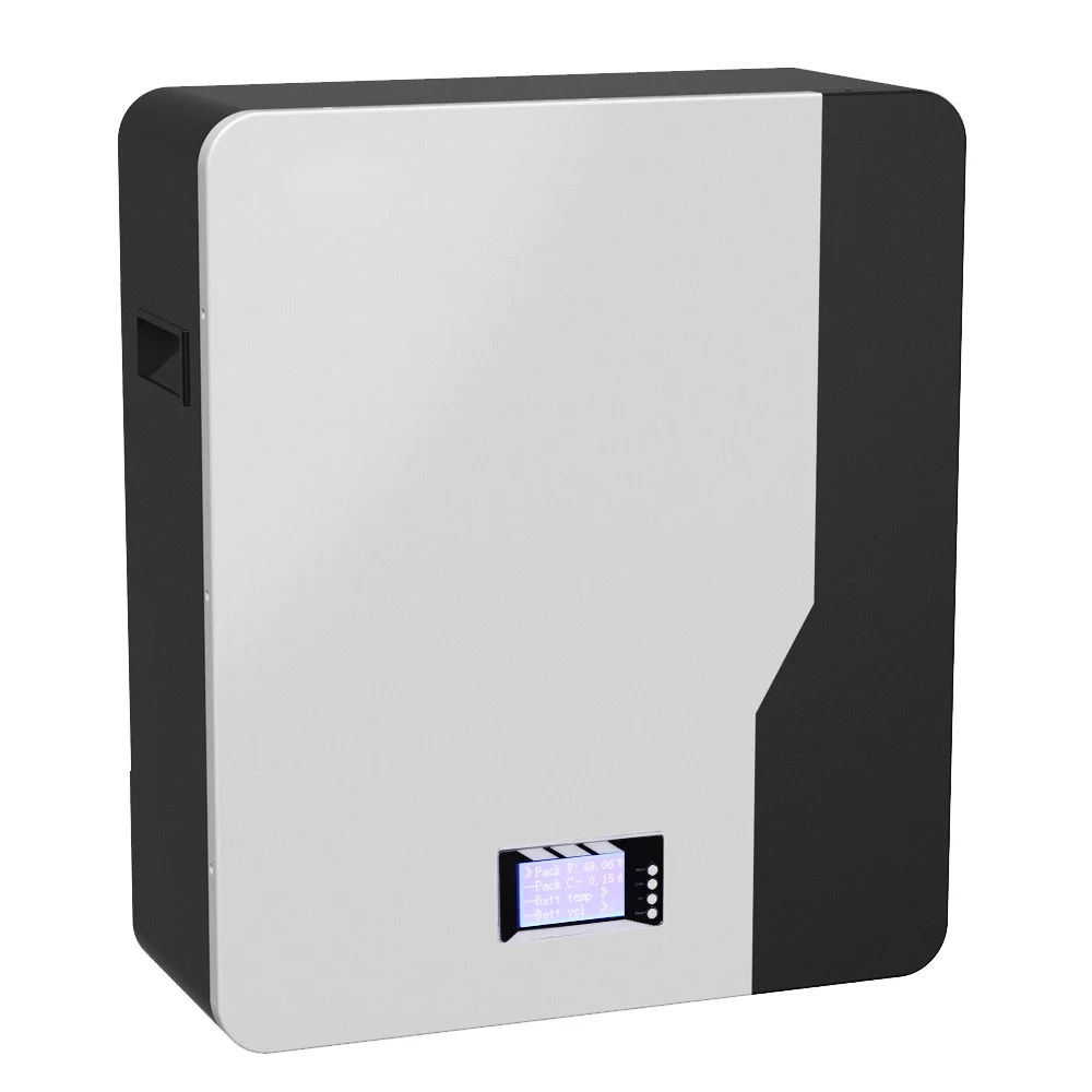 Factory Direct Sales 48V 100Ah Touchscreen Wall Mounted LiFePO4 RS485/CAN Solar Energy Storage Batteries for Home