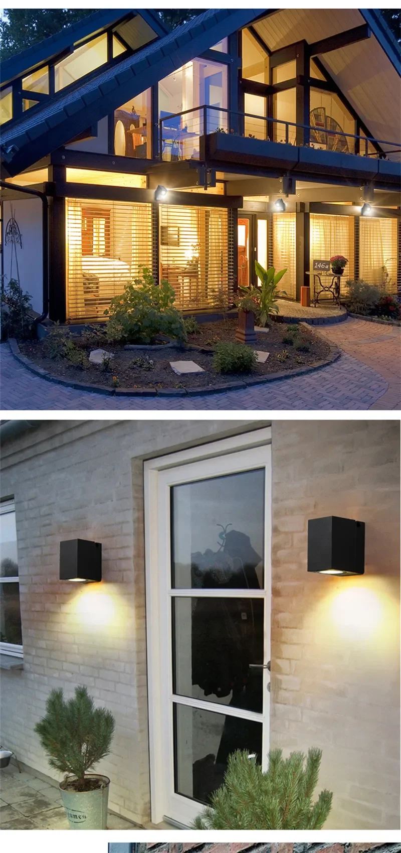 Adjustable Folding Sconce Porch Lights Courtyard Garden Indoor Outdoor ...