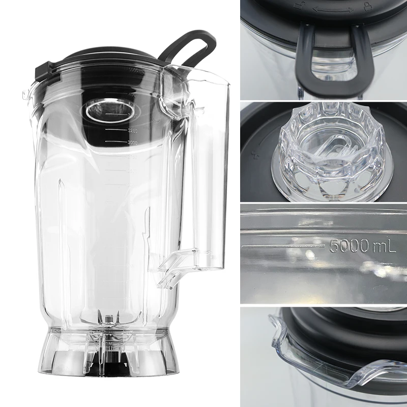 Blender Plastic Jar 4L/5L Capacity for Commercial Use