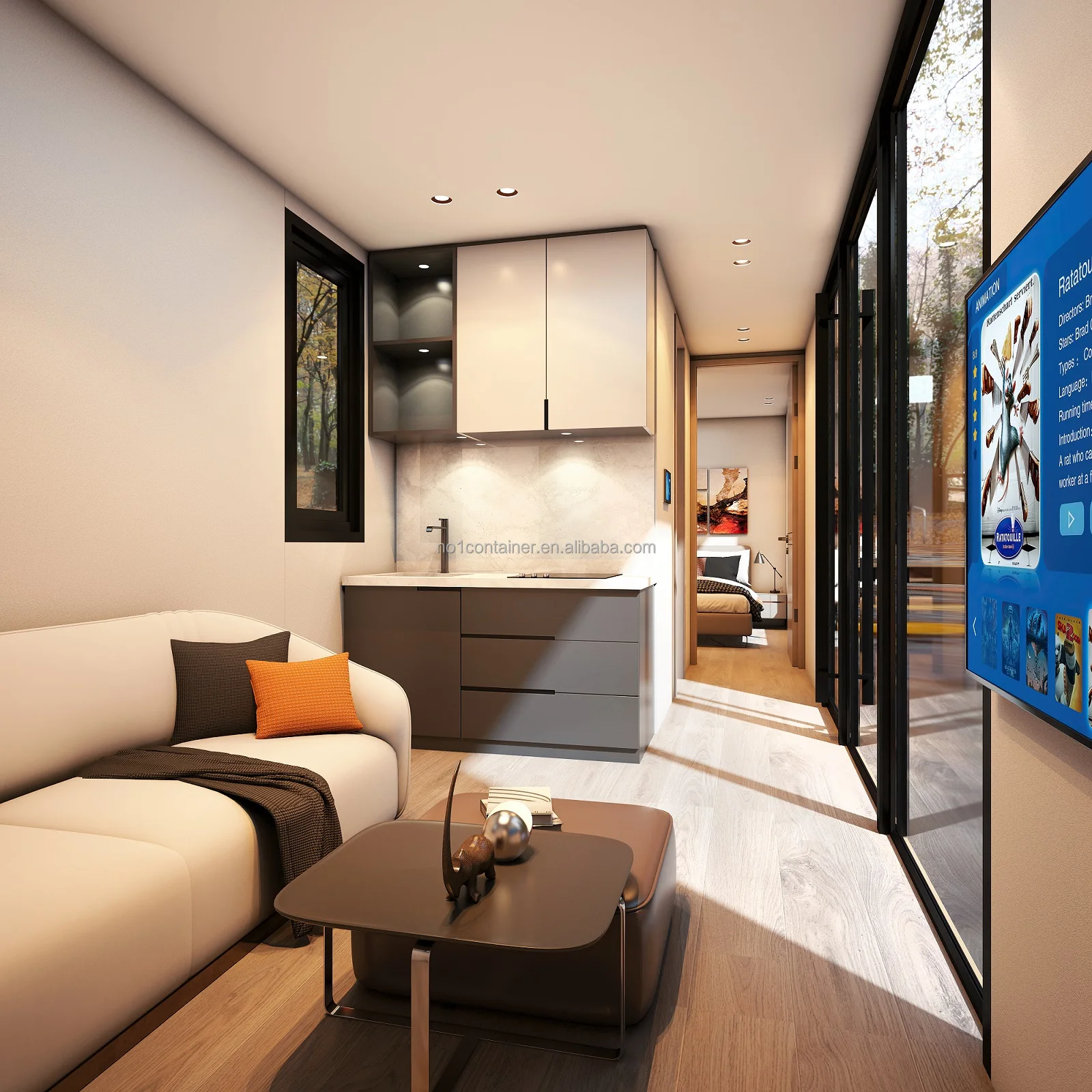 20ft 40ft Luxury Prefabricated Container House Homes for Sale