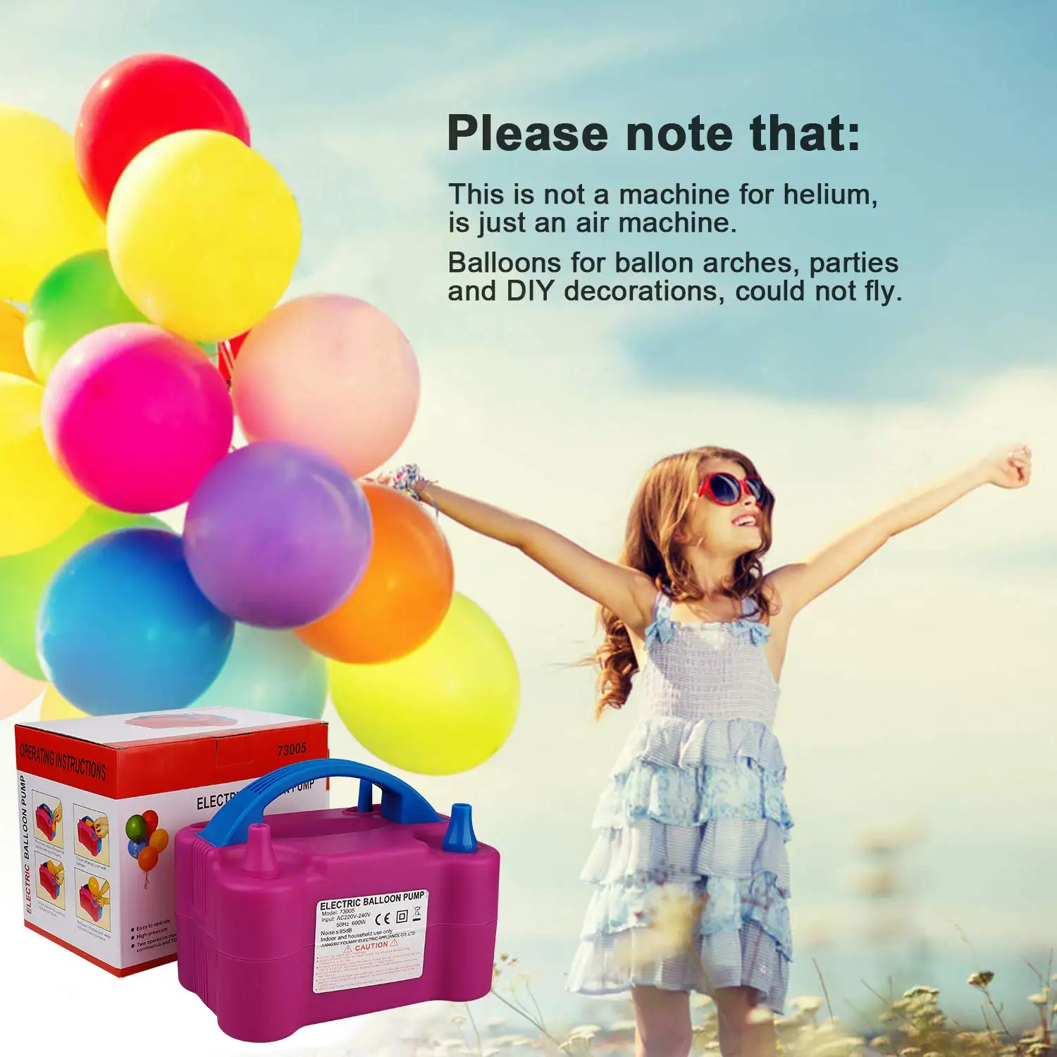 High Performance Balloon Machine Electric Balloon Pump High Power