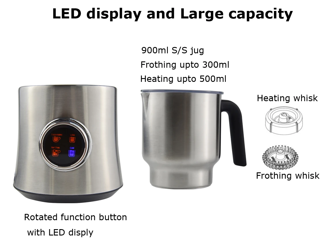 Gs Ce Rohs Lfgb Machine Automatic Milk Frothing Customize Logo And