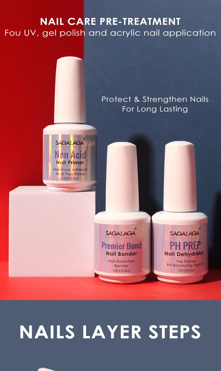 Professional Protein Bonder Nail Primer And Prep Dehydrator Non Acid