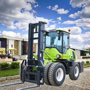 3.5 Ton 4 Ton 5 Ton 6 Ton Articulated Type Rough Terrain Forklift  Heavy Lifting Off-road Forklift