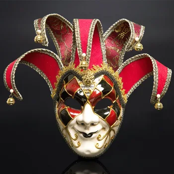 Fashion Venetian Jester Party Mask Masquerade Mardi Gras Wall Decoration Party Accessory