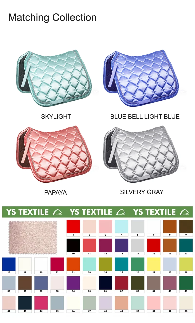 Equestrian Supplier Shining Dr Horse Saddle Blanket Customize Equine