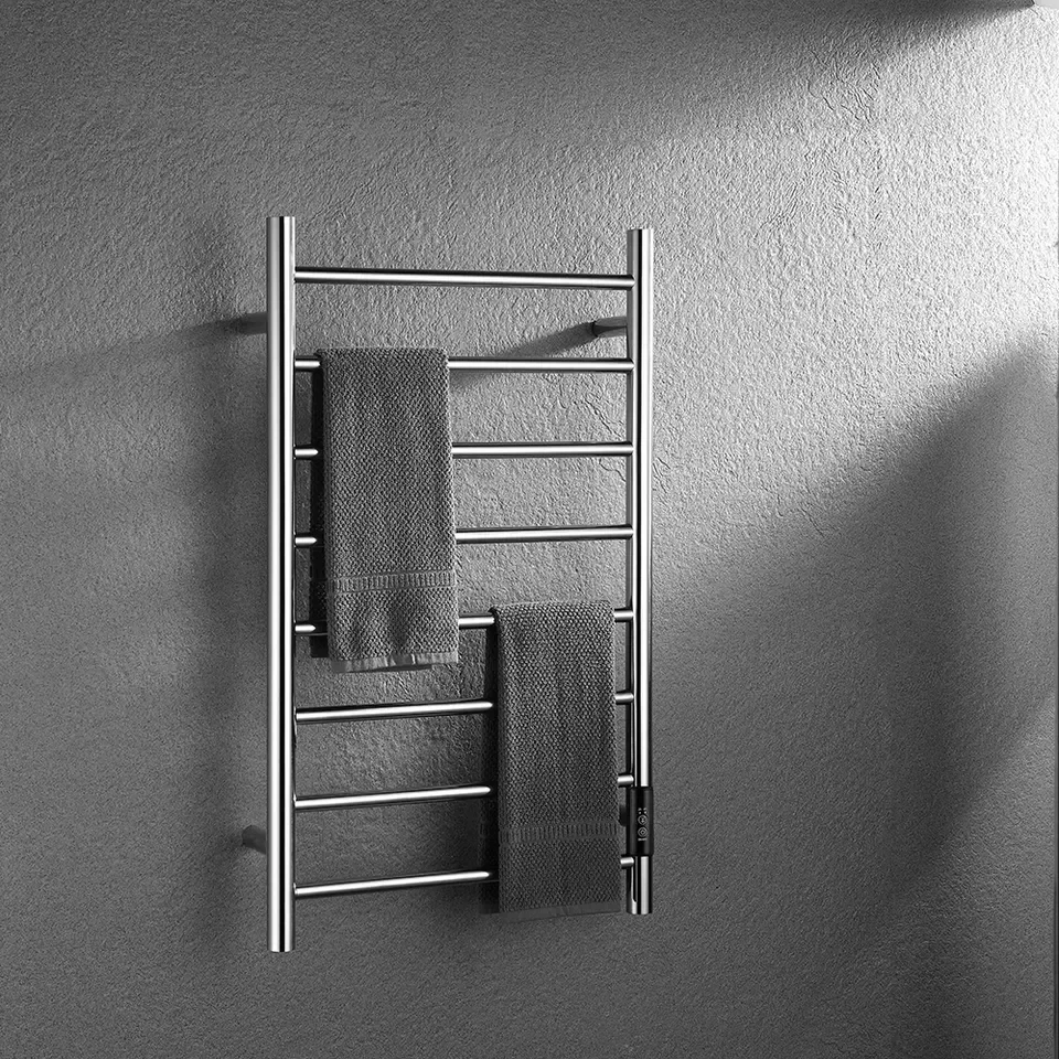 Sanipro Bathroom Accessories Wall Mounted Drying Warm 6 Bars Stainless 