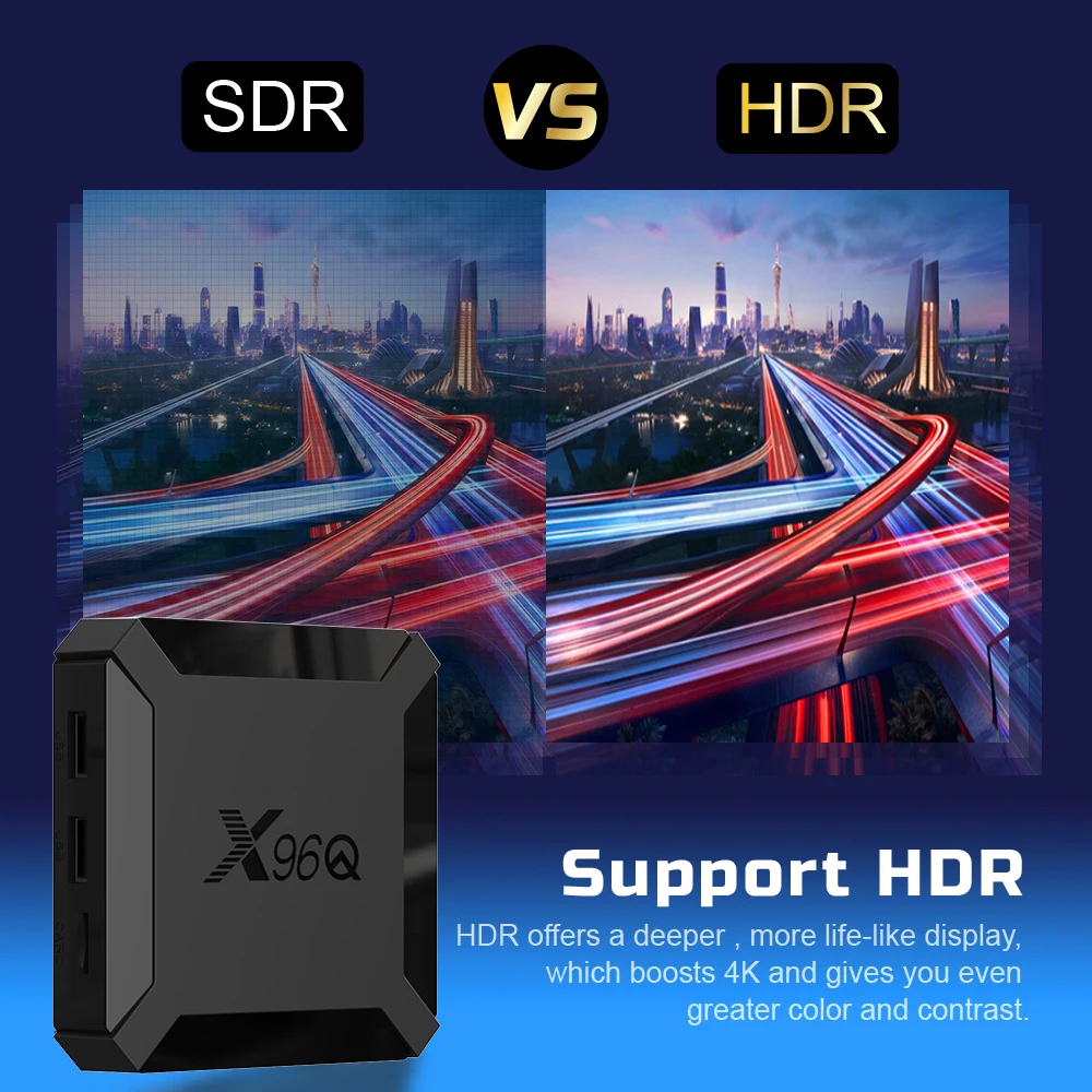 Topleo Smart Tv Box Android Digital Tv Converter Set Top Box Smart Android 10.0 X96q 4k Tv Box