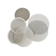 Custom Plain Woven Wire Mesh Disc Perforated Metal Disc Sintered Porous Filter Disc