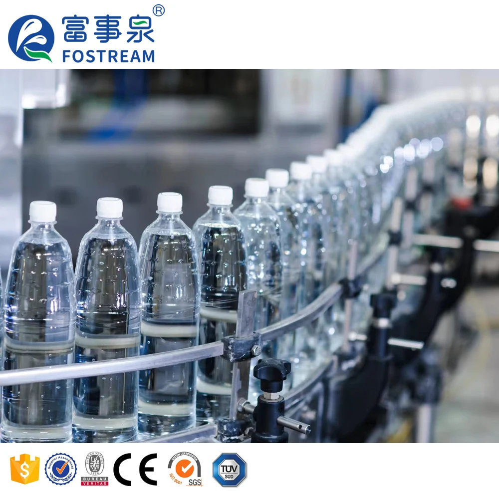 Full Automatic 4000BPH 500ml 3-in-1 Drinking Mineral Water Bottling Machine Dubai