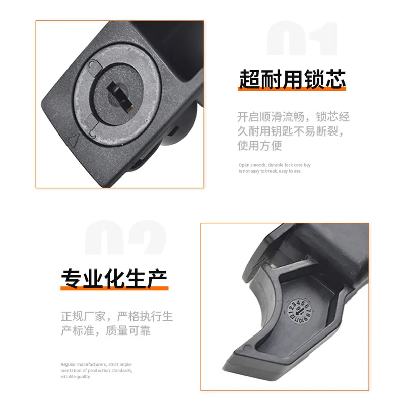 Hengsheng Plastic Lock Plastic ABS Push to Close Lock Toggle Locks Snap ...