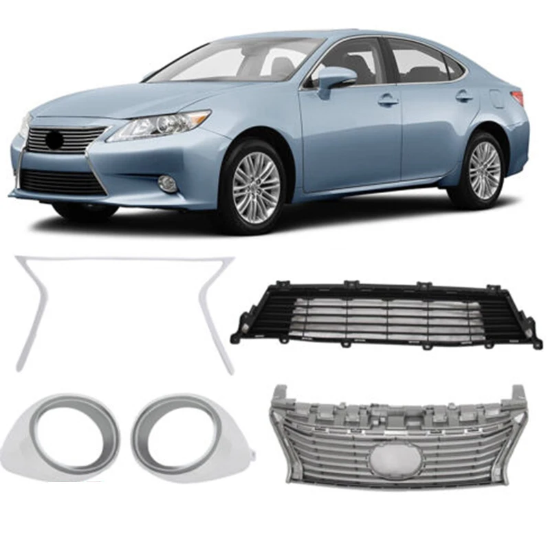 Saivis Upgrade body kit old to new bodykit front bumper grille set for LEXUS ES250 2013 -2014