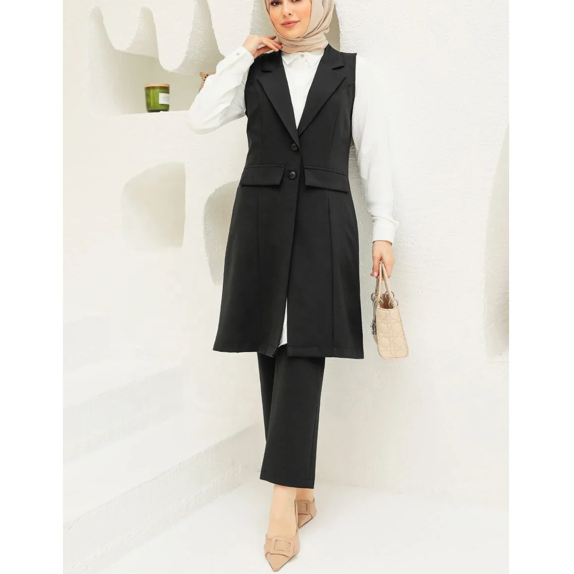 long modest office wear