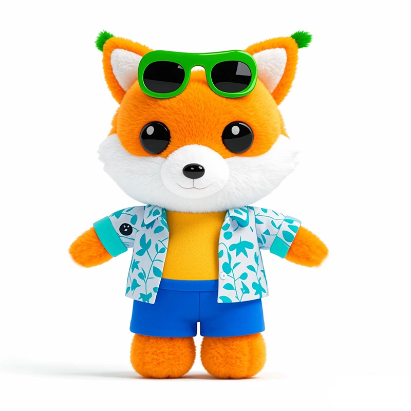Factory Direct Mini Animal Fox Plush Toy Bundle Includes Dolphin Seal Pelican Soft Cotton Stuffed Animals OEM for Gifts