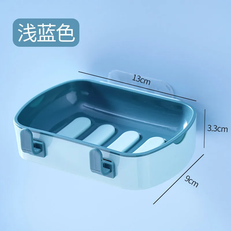 Экологически чистая Бытовая пластиковая мыльница для ванной комнаты с дренажным мылом