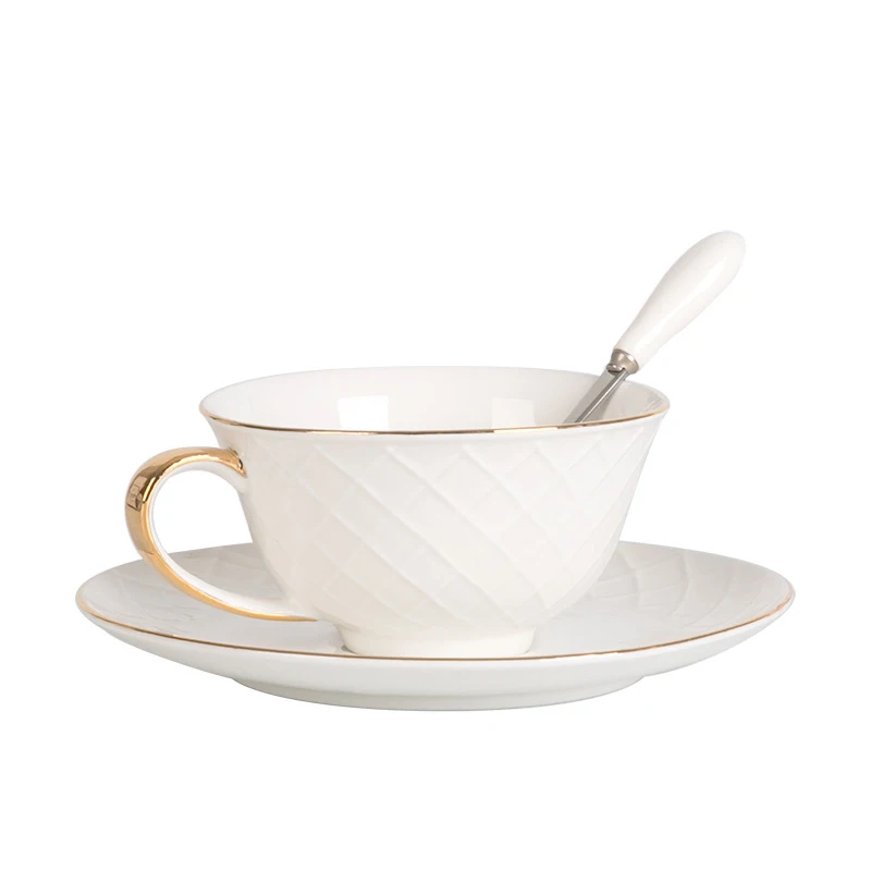 Popular Luxury Cup Set Fancy Tea Cup fine bone china Porcelain Coffee Cup and Saucer set