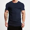 NAVY Cotton Spandex Shirts