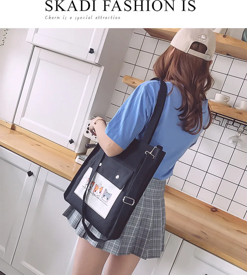 Wholesale Cute Tote Canvas Shopping Bag Supermarket Shopping Bag Buy