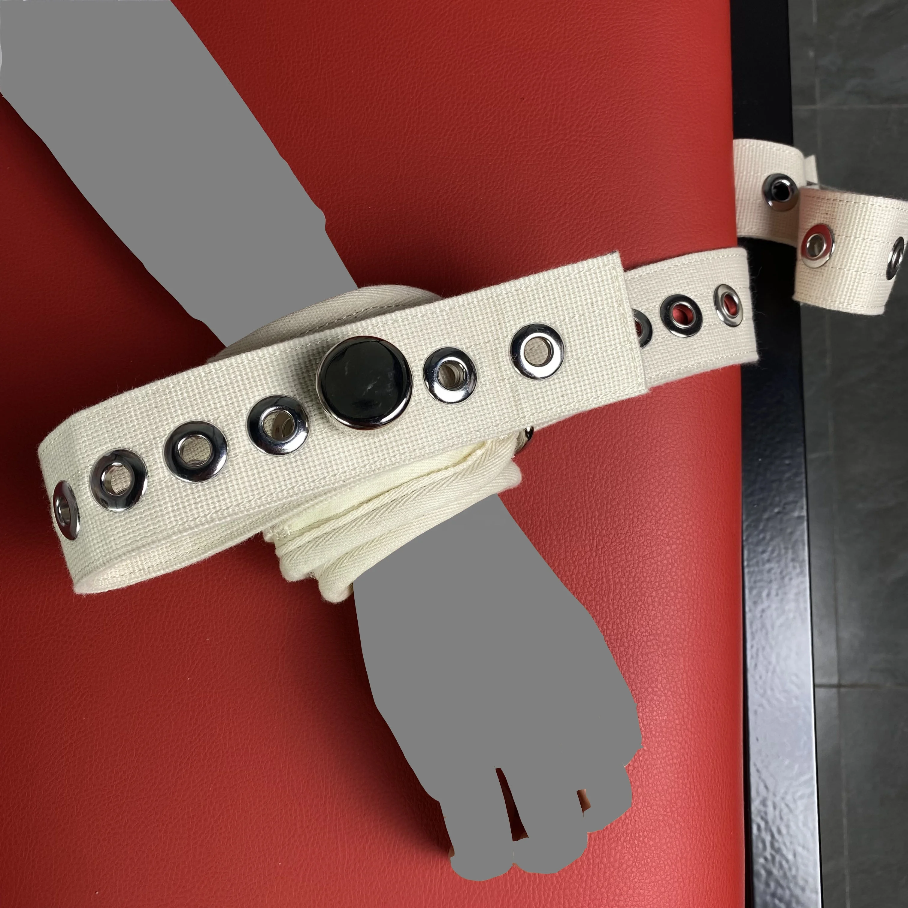Handcuffs Restraint Magnetic Lock Transportation Restraints Ankle Cuffs Fasten Safety Harness Belt Strap for Medical Fetish