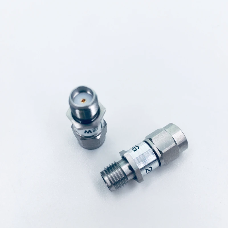 High Quality DC-6GHz 2W 2db SMA Fixed Attenuator,1db.2db.3db.5db.6db.10db.20db.30db.40db.50db coaxial fixed attenuator