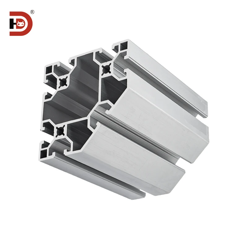 product 8080 corner squeezing aluminum profile workbench equipment rack aluminum alloy profile-5