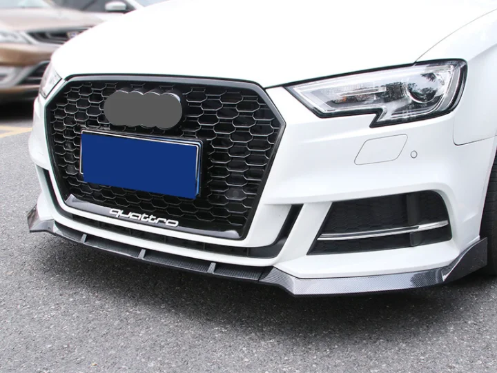 Автомобильные запчасти решетка для противотуманных фар с Сотами Audi A3 8V Sline Facelift S3 крышка противотуманной фары 2017-2020