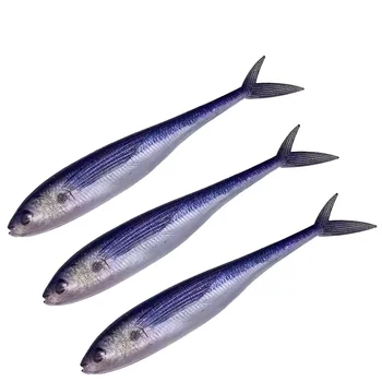CHEERY 12cm 3D PVC Fork Tail Fishing Bait Soft Plastic Lure for Ocean Boat River Lake Sea Stream Fishing – Soft Lure – view 3