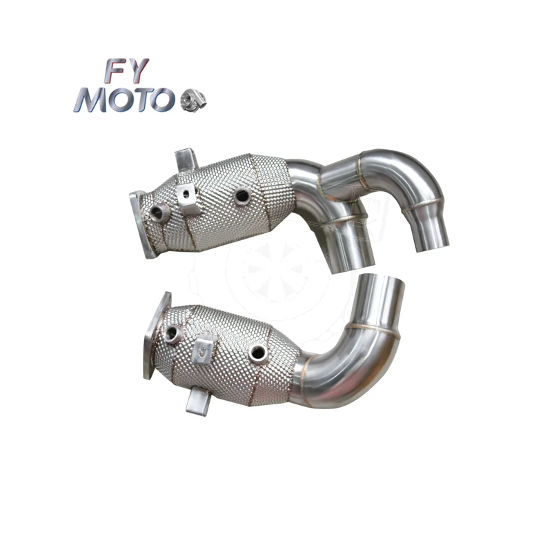 Exhaust Downpipe For Porsche 991.2 Carrera 2017+ With Heat Shield